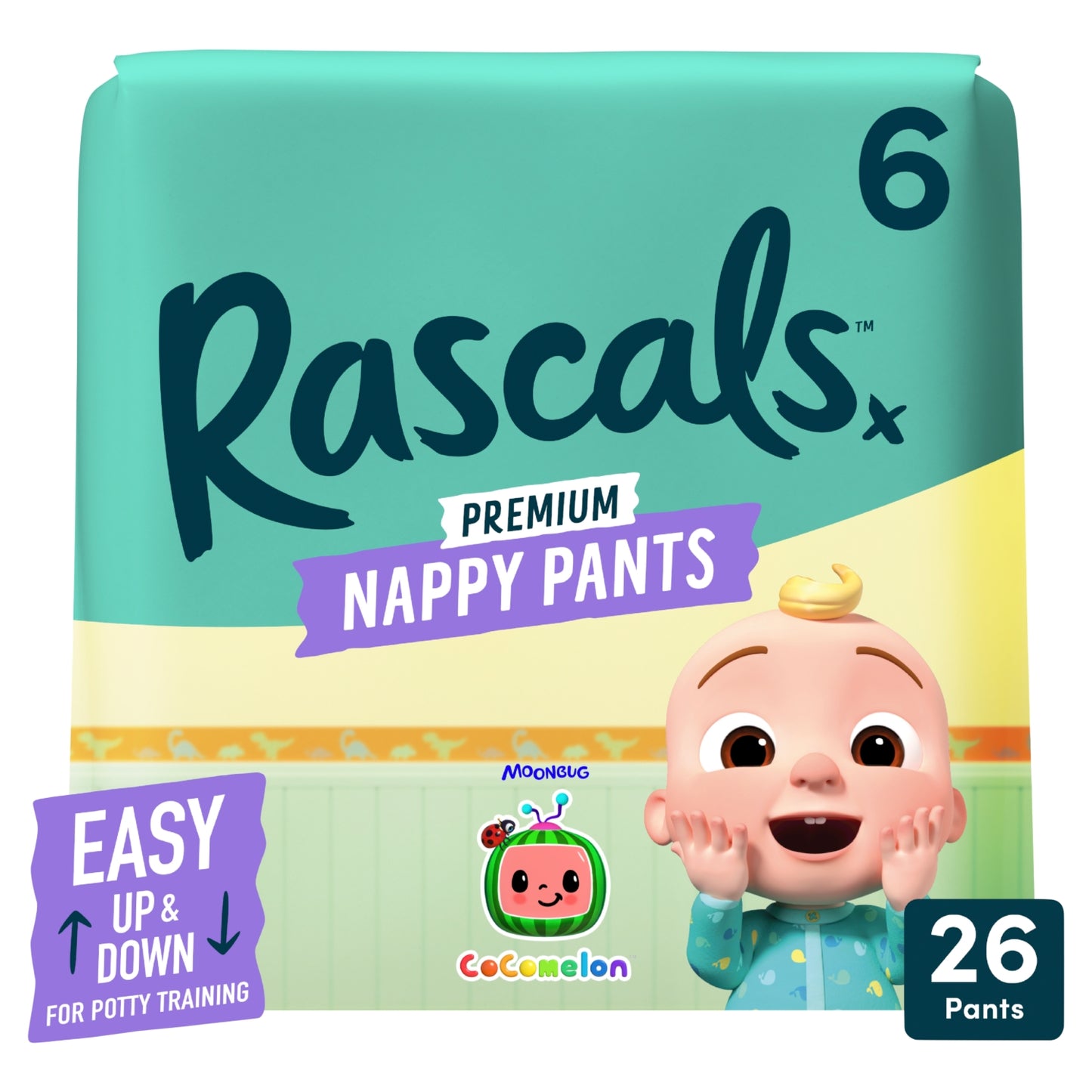 RASCALS 26 Premium Nappy Pants 6 15 - 20kg