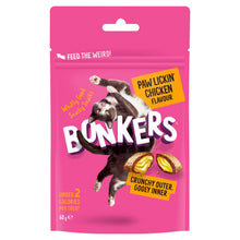 Bonkers Crunchy And Soft Cat Treats Paw Lickin' Chicken Flavour 2.1 oz / 60 g