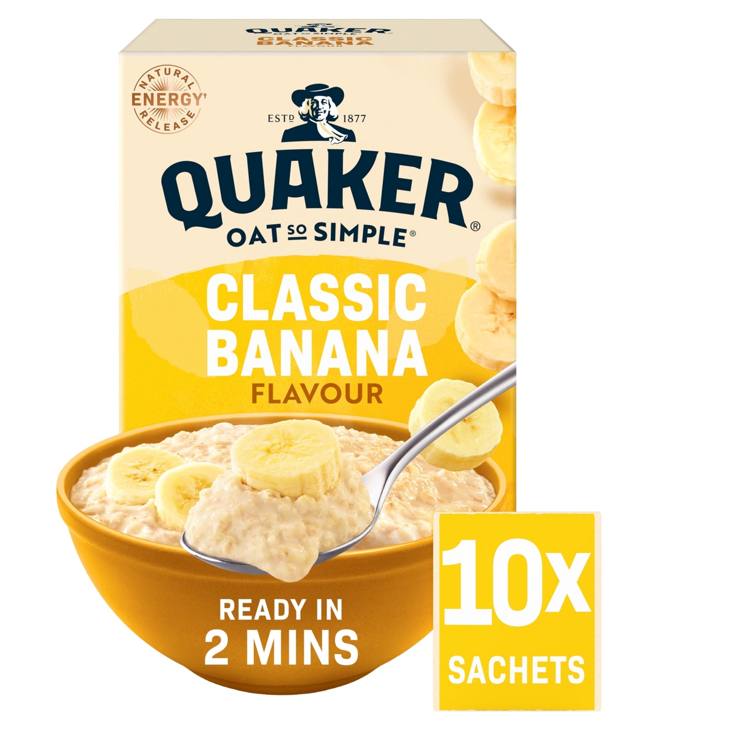 Quaker Oat So Simple Classic Banana Porridge Sachets 10x34.8g