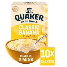 Quaker Oat So Simple Classic Banana Porridge Sachets 10x34.8g