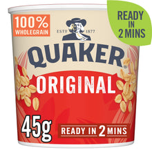 Quaker Oat So Simple Original Porridge Pot 45g