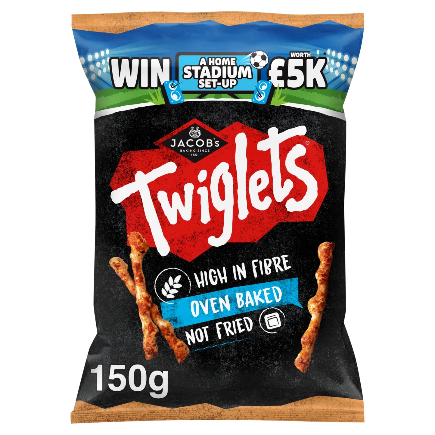 Jacob's Twiglets Sharing Bag Crisps 150g