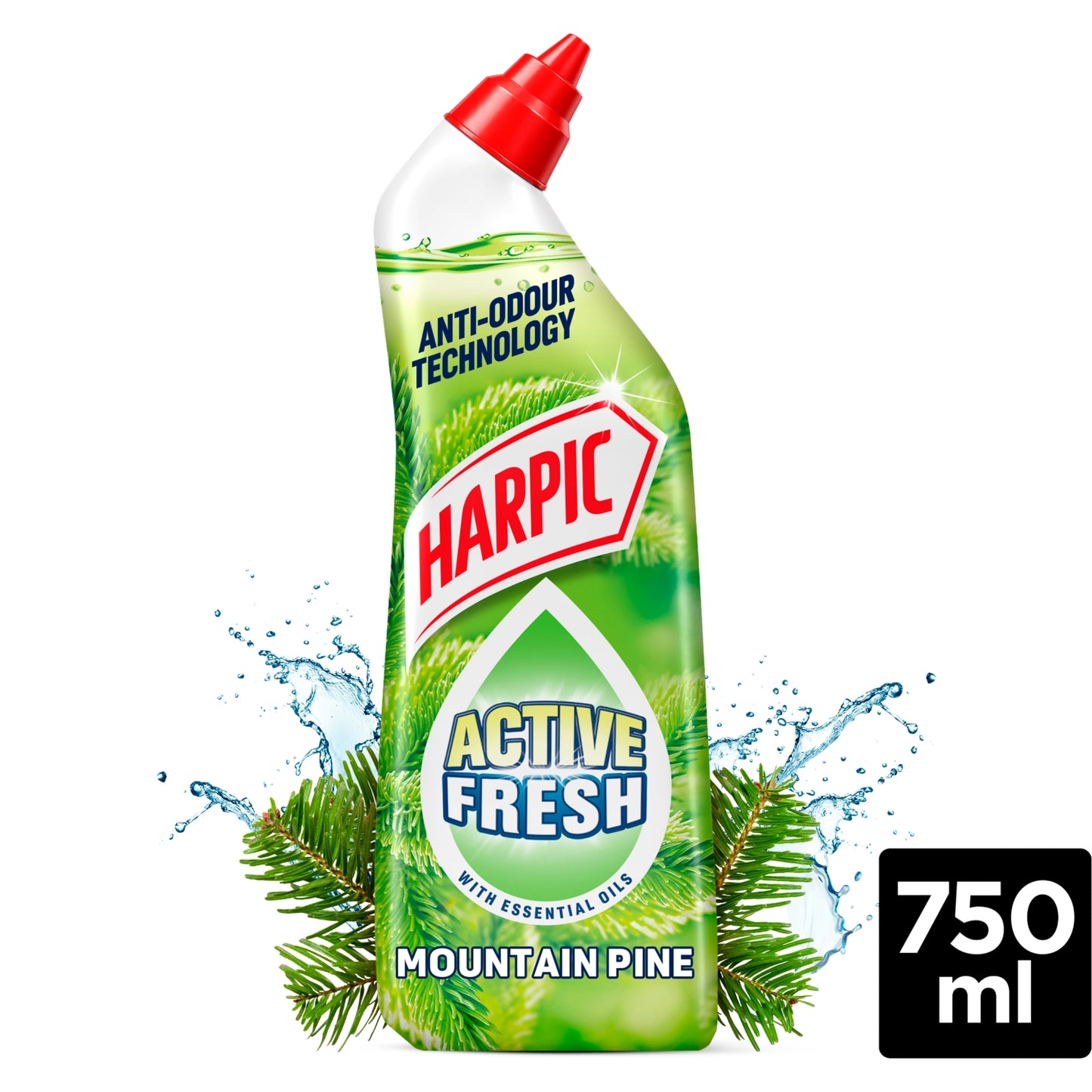 Harpic Active Fresh Mountain Pine 750ml