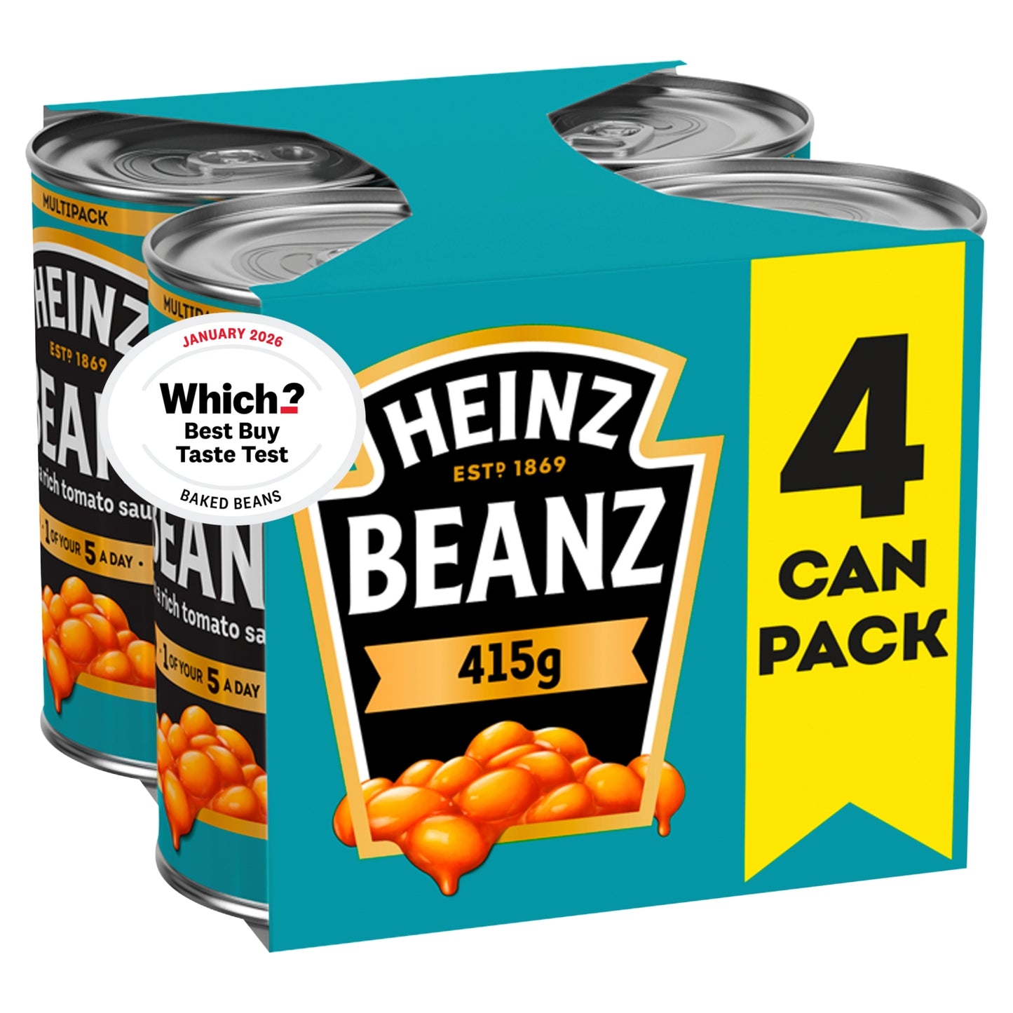 Heinz Baked Beans 4 x 415g