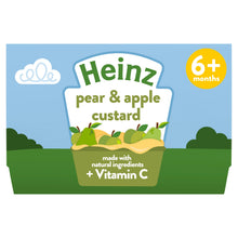 Heinz Pear & Apple Custard Pots 6+ Months 4 x 100g Baby Food