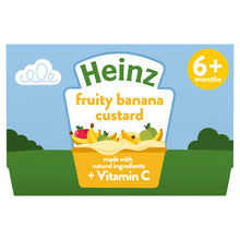 Heinz Fruity Banana Custard Dessert Pots 6+ Months 4 x 100g Baby Food