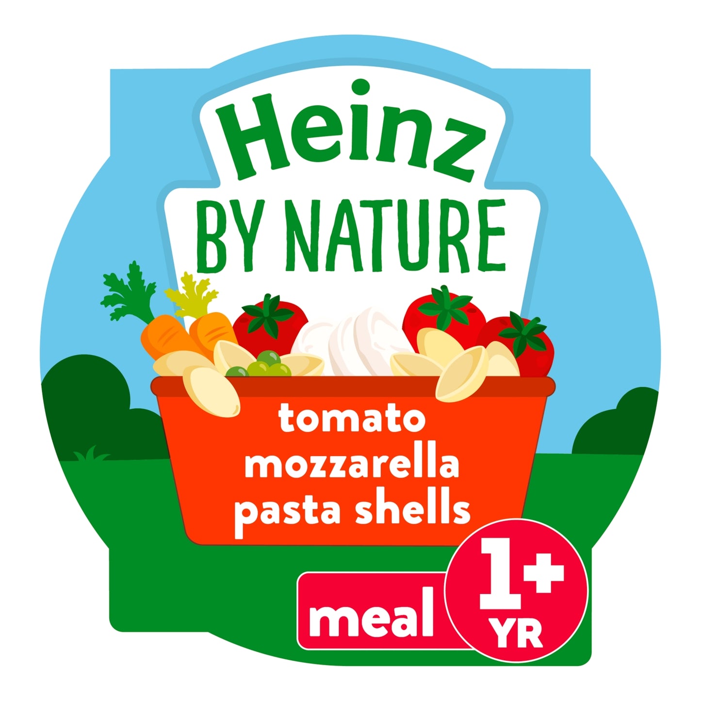 Heinz By Nature Tomato Mozzarella Pasta Baby Food Tray 12+ Months 200g