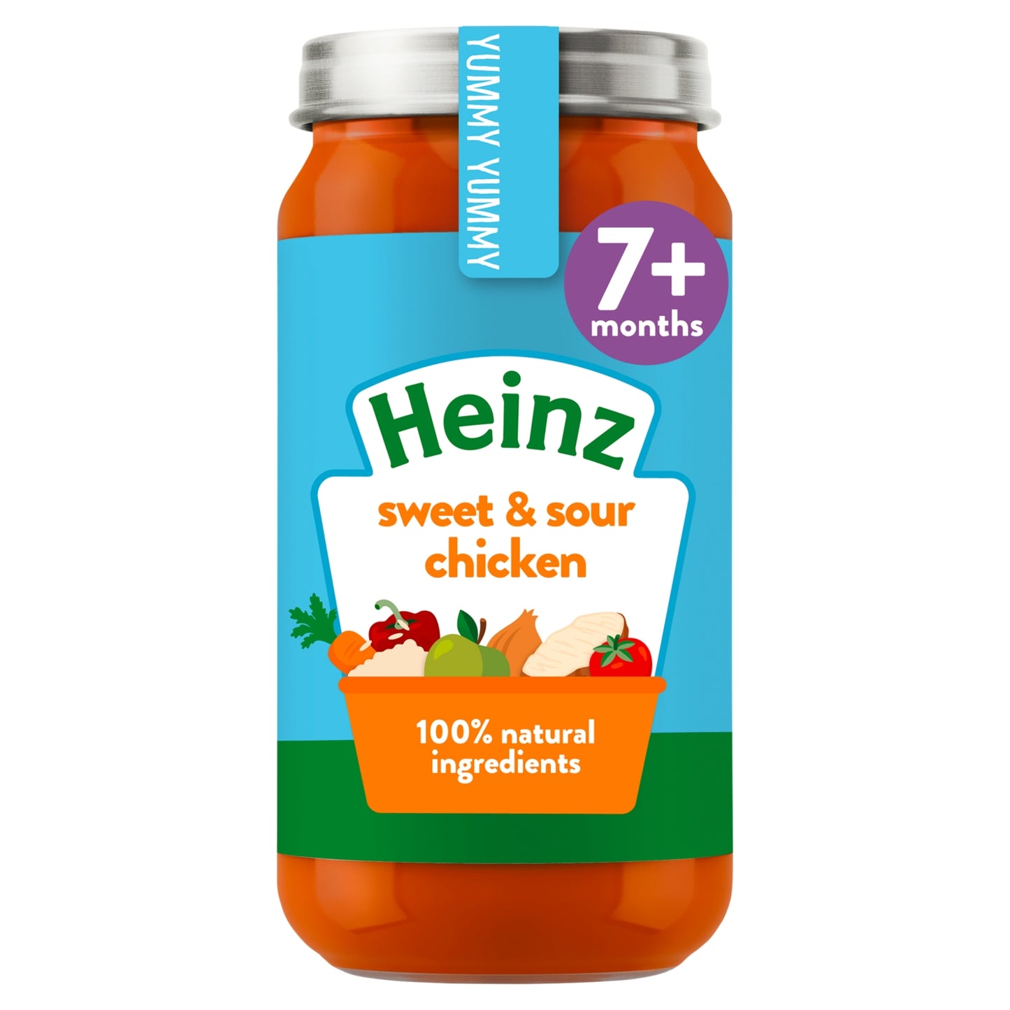 Heinz By Nature Sweet & Sour Chicken Baby Food Jar 7+ Months 200g