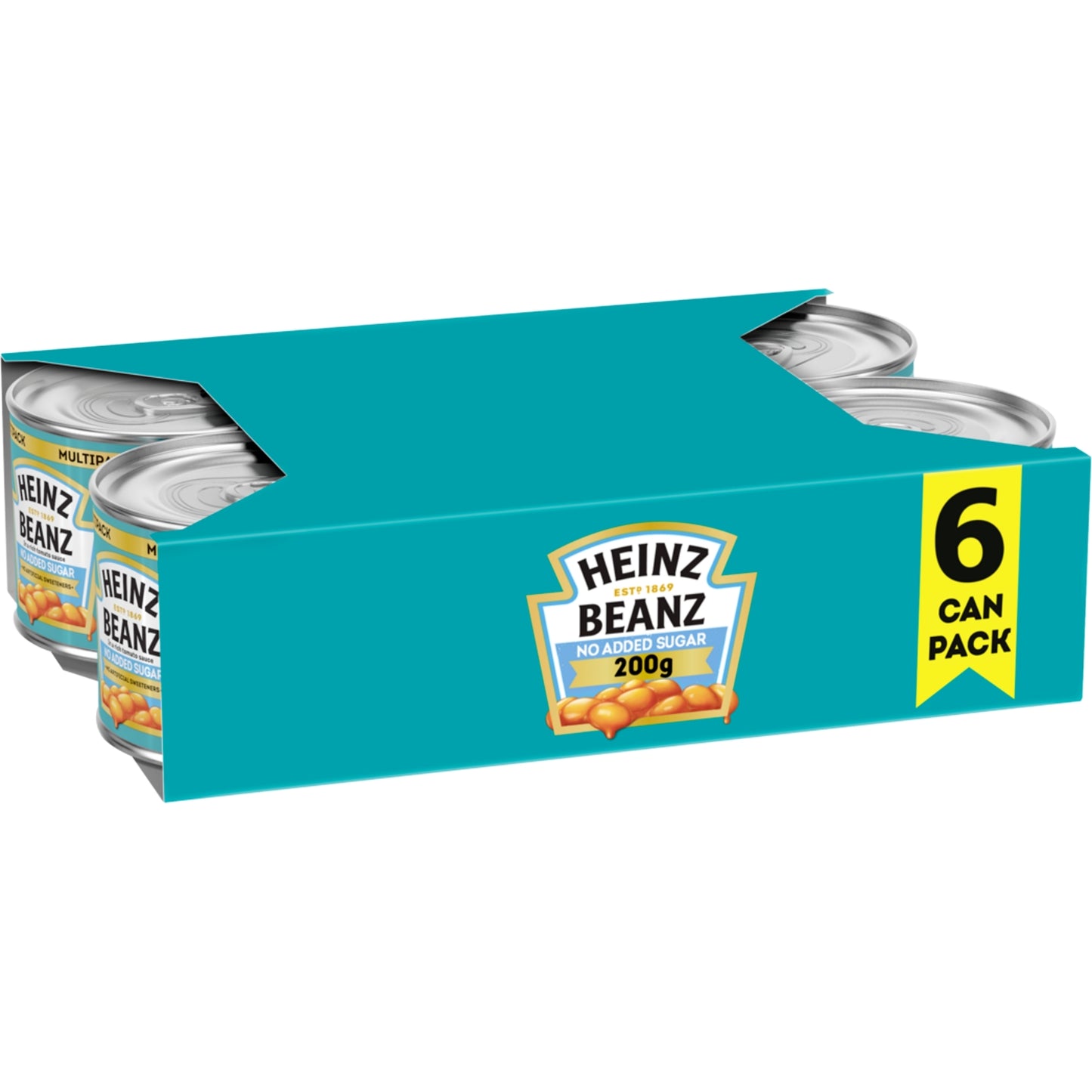 Heinz Beanz in a Rich Tomato Sauce No Added Sugar 6 x 200g