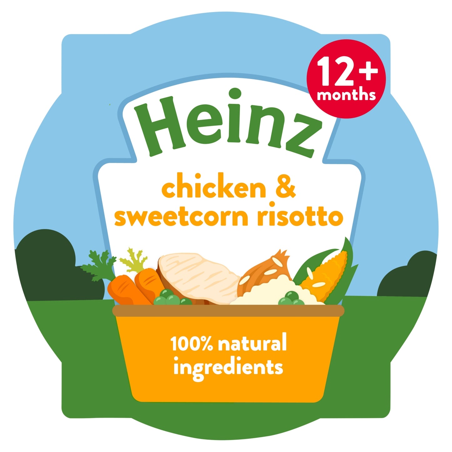 Heinz Chicken & Sweetcorn Risotto Tray 12+ Months 200g Baby Food