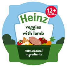 Heinz By Nature Veggies with Lamb Baby Food Tray 12+ Months 200g