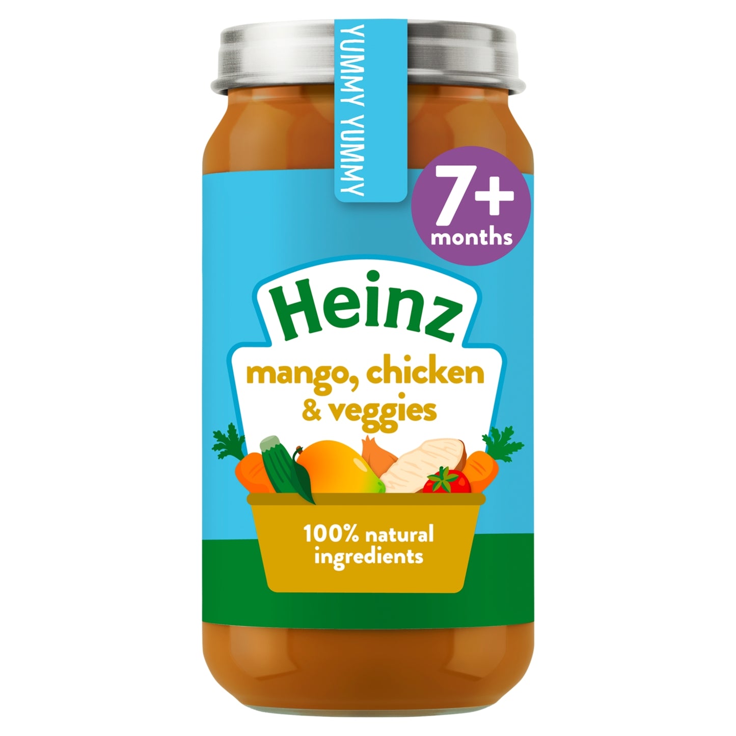 Heinz By Nature Mango, Chicken & Veggies Baby Food Jar 7+ Months 200g