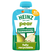 Heinz By Nature Pear Baby Food Fruit Pouch 6+ Months 100g