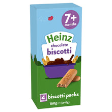 Heinz Chocolate Biscotti Baby Food Snacks Multipack 7+ Months 160g