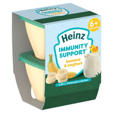 Heinz Immunity Support Banana and Yoghurt Pot 6+ Months 2 x 100g Baby Food