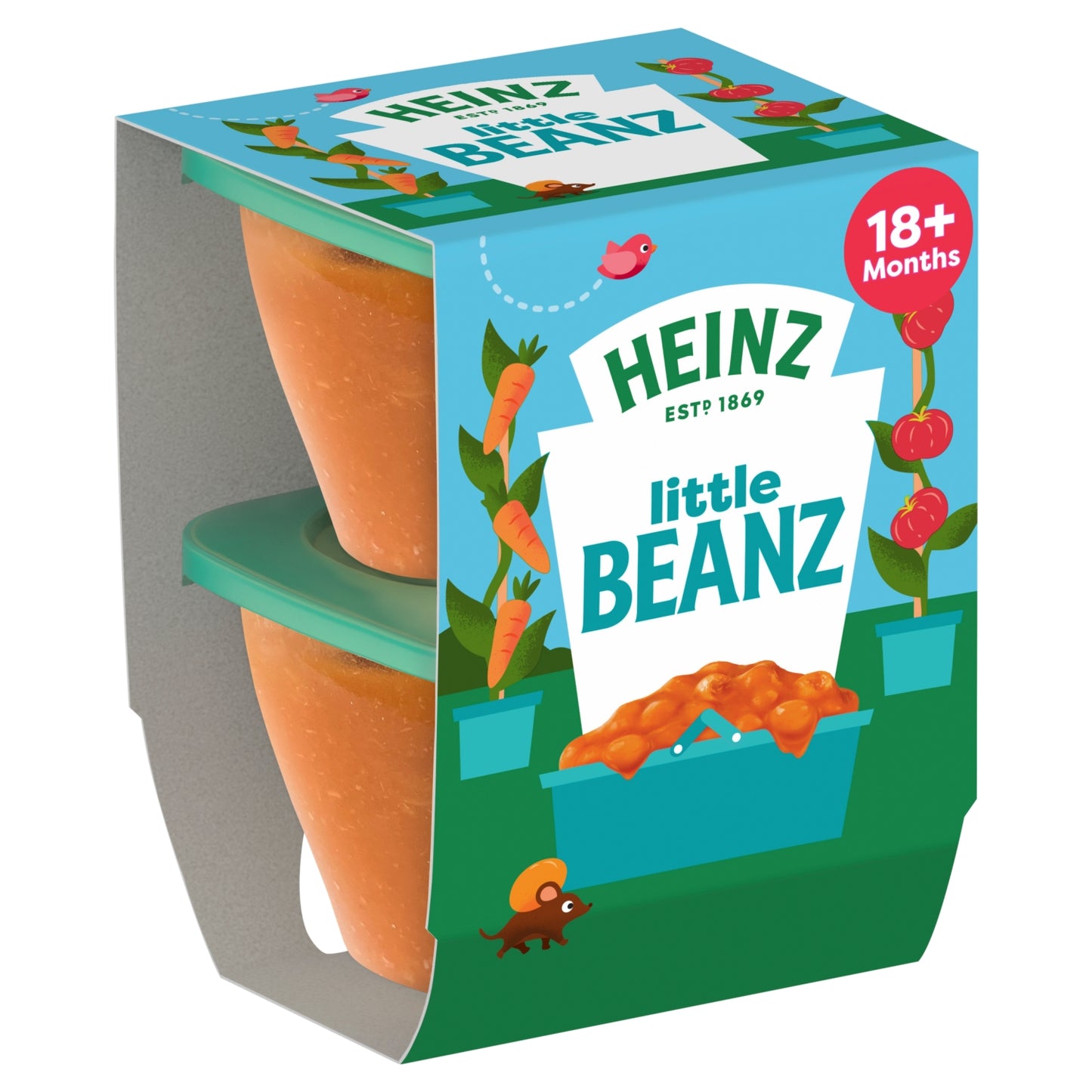 Heinz Little Beans with Hidden Veggies Baby Food 2x100g (200g)