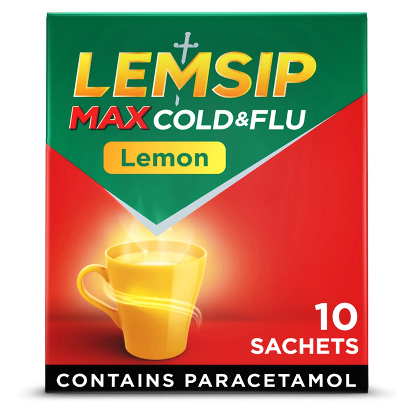 Lemsip Max Cold & Flu Lemon 10 Sachets
