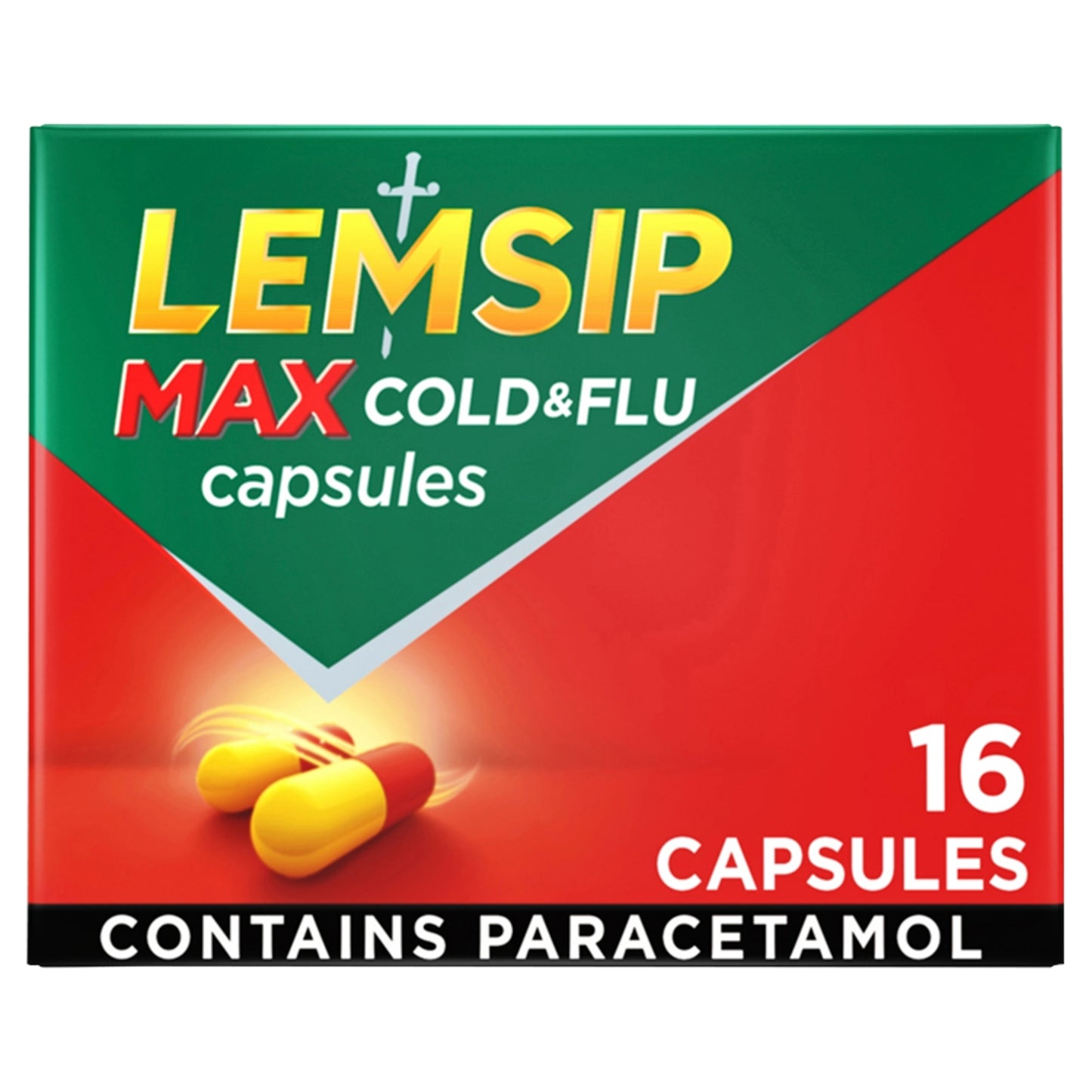 Lemsip Max Cold & Flu 16 Capsules