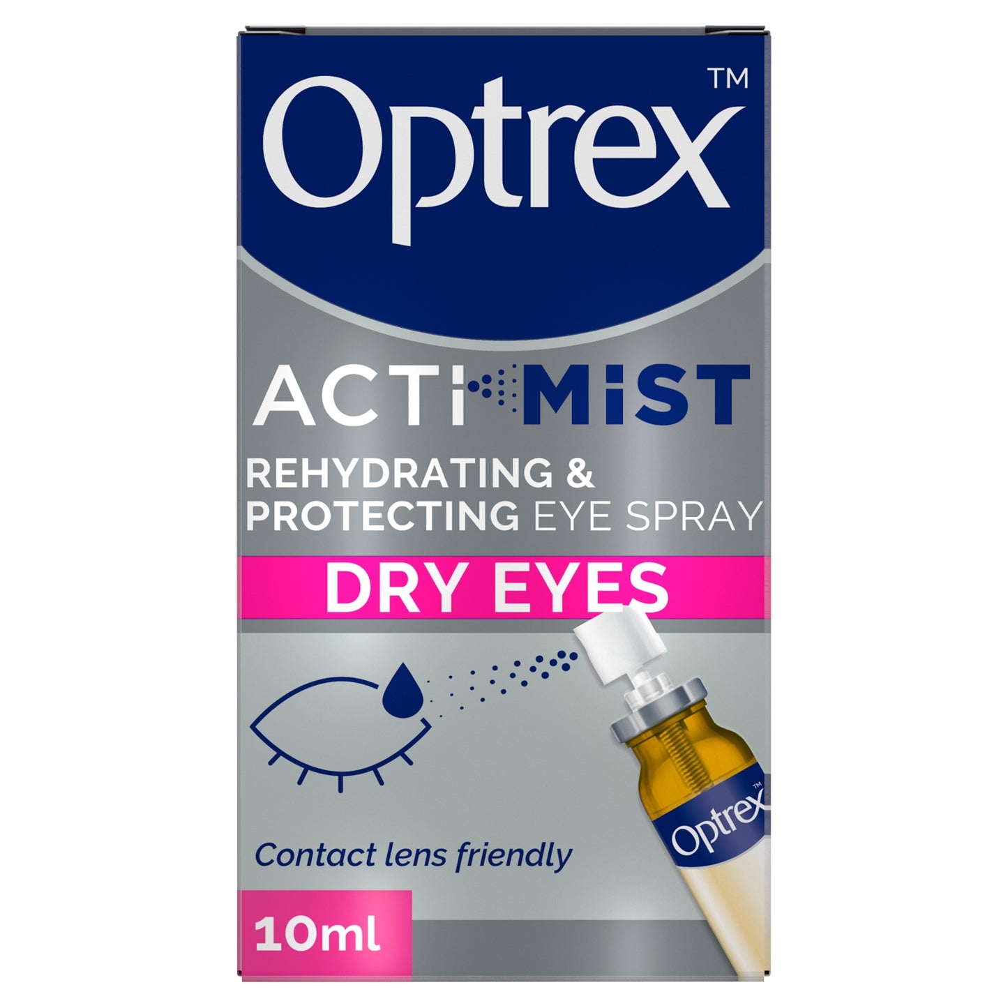 Optrex Actimist Dry Eyes Rehydrating & Protecting Eye Spray 10ml