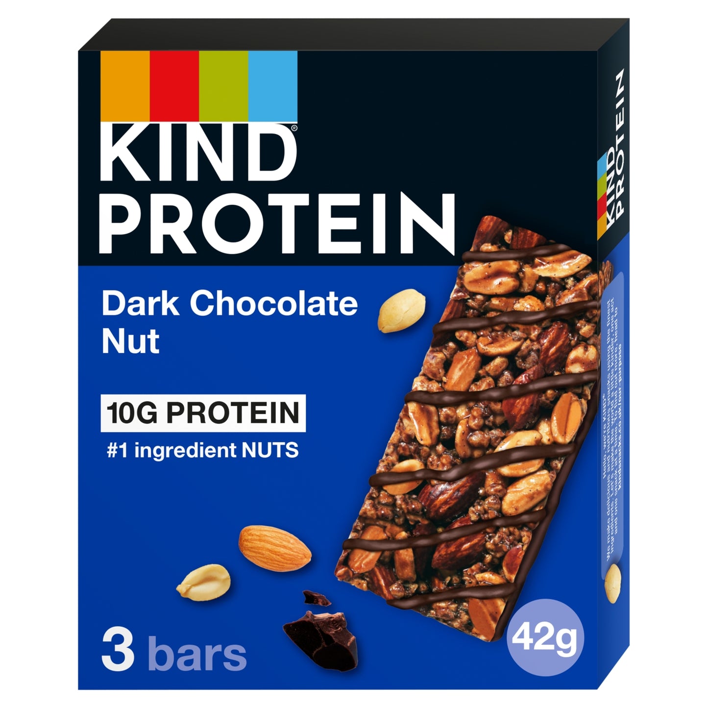 KIND Protein Dark Chocolate Nut Bars 3 x 42g (126g)