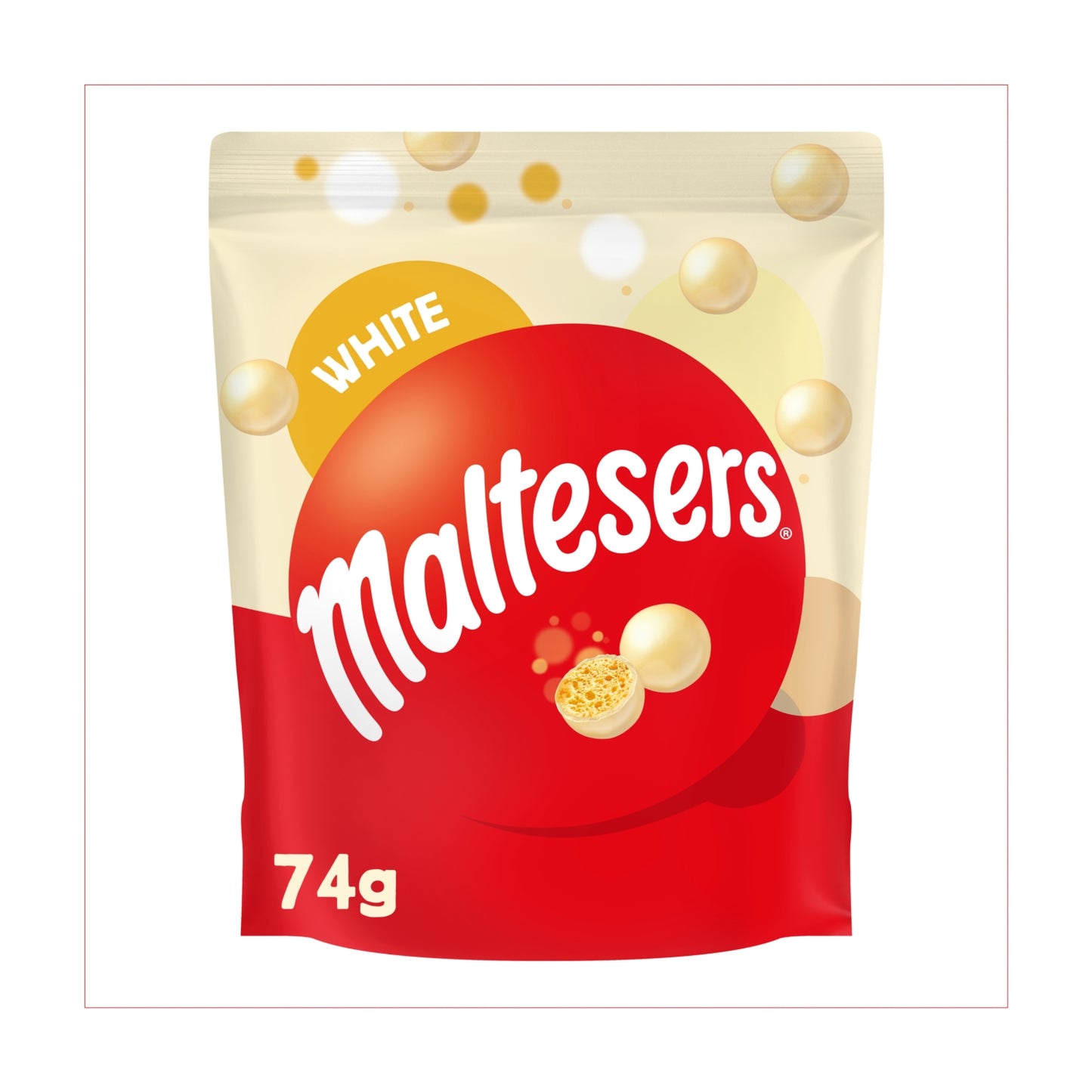 Maltesers White Chocolate Bag 74g