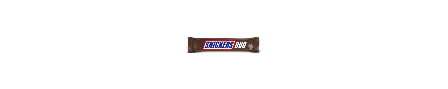 Snickers Duo Peanut & Caramel Chocolate Bar 69g