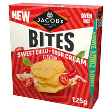 Jacob's Bites Sweet Chilli & Sour Cream Crackers 125g