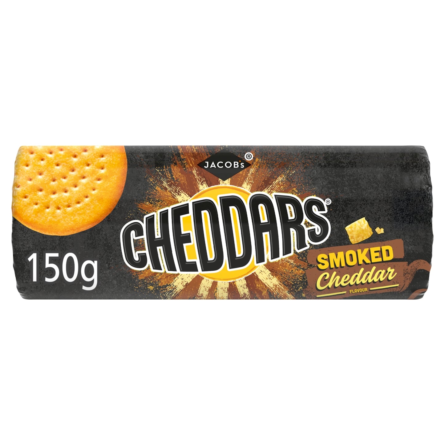 Jacob's Smoked Cheddar Flavour Cheddars 150g