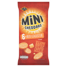 Jacob's Mini Cheddars Red Leicester Flavour Multipacks 6x23g