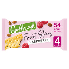 Go Ahead Raspberry Crispy Fruit Slices Snack Bars Multipack 4 x 43.6g, 174.4g