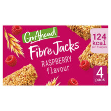 Go Ahead Fibre Jacks Raspberry Snack Bars Multipack 4 x 29.7g, 118.9g