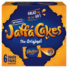 McVitie's Jaffa Cakes Original Chocolate Biscuits Snack Pack 6 x 3 Cakes, 198g