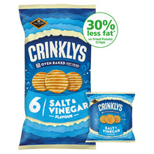 Jacob's Crinklys Salt & Vinegar Multipacks 6x23g