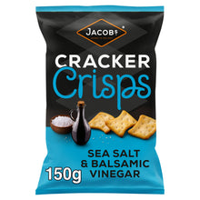 Jacob's Cracker Crisps Salt & Balsamic Flavour Sharing Bag Crisps150g