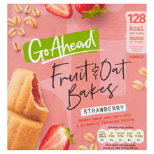 Go Ahead Strawberry Fruit and Oat Bakes Snack Bars Multipack 6 x 35g, 210g