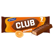McVitie's Club Orange Biscuit Bars Multipack 7 x 22g, 154g
