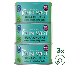 John West No Drain Tuna Chunks with a Little Spring Water MSC 3x100g
