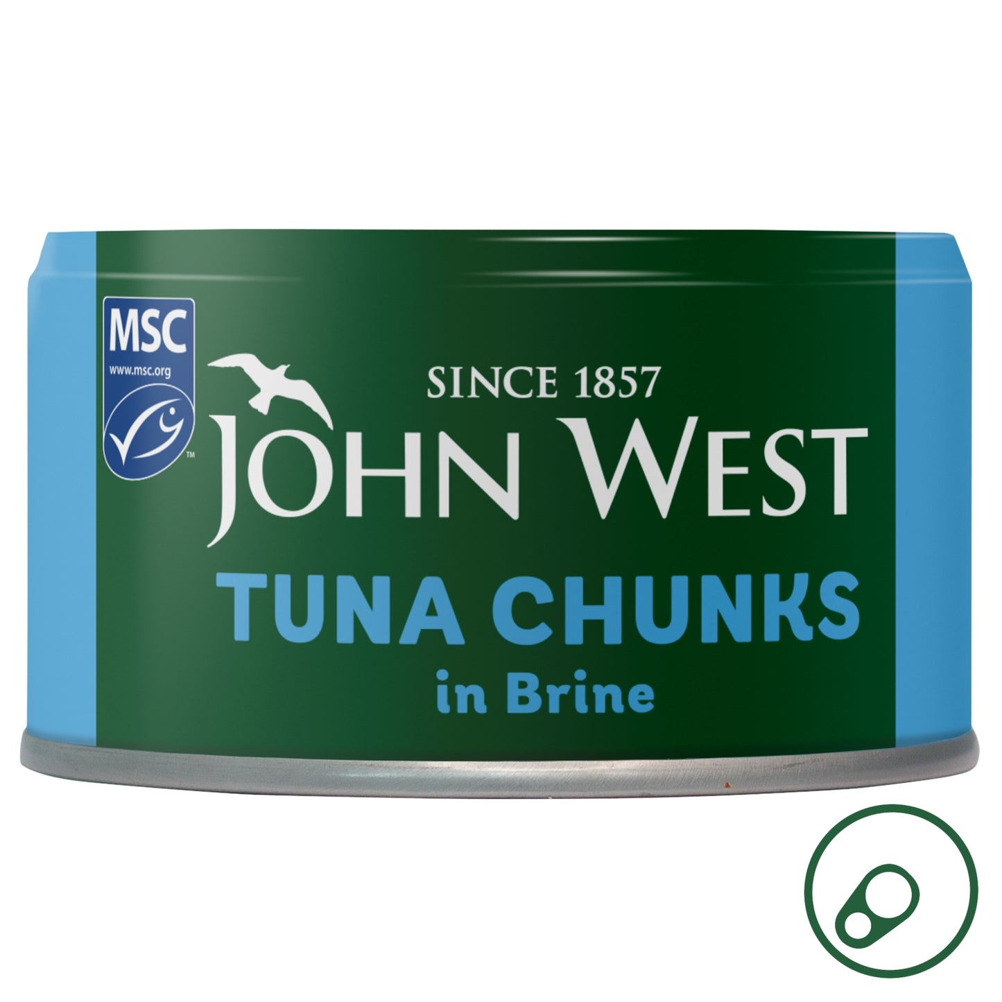 John West Tuna Chunks in Brine MSC 125g (102g drained)