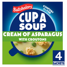 Batchelors Cup A Soup Cream of Asparagus 4 Instant Soup Sachets 117g