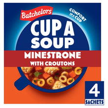 Batchelors Cup a Soup Minestrone with Croutons 4 Instant Soup Sachets 94g