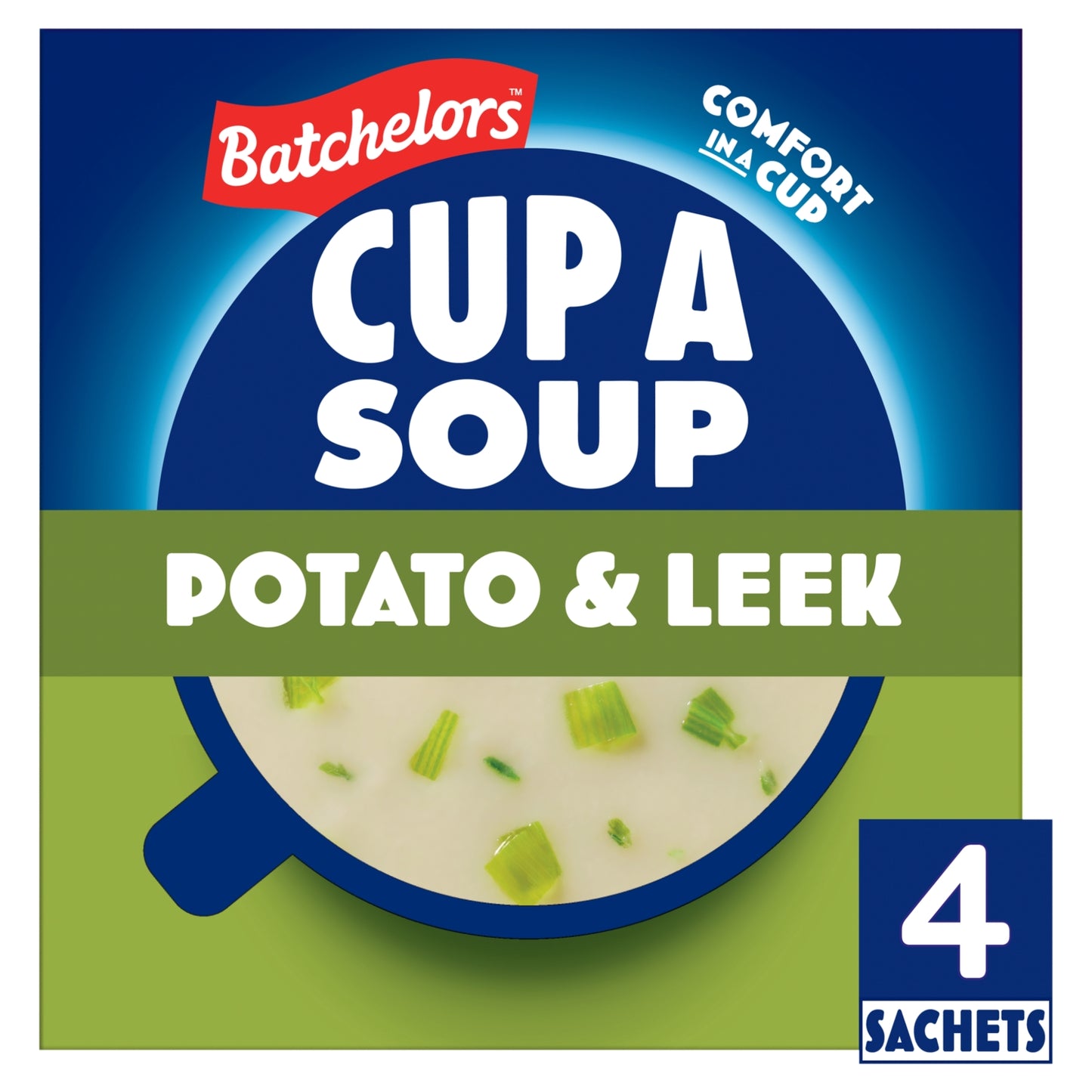 Batchelors Cup a Soup Potato & Leek 4 Instant Soup Sachets 107g
