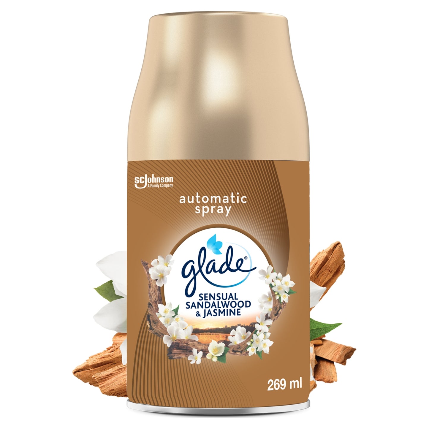 Glade Automatic Spray Air Freshener Refill Sandalwood & Jasmine 269ml