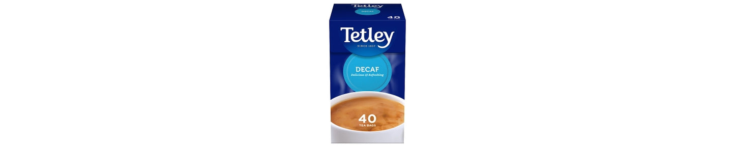 Tetley Decaf 40 Tea Bags 125g