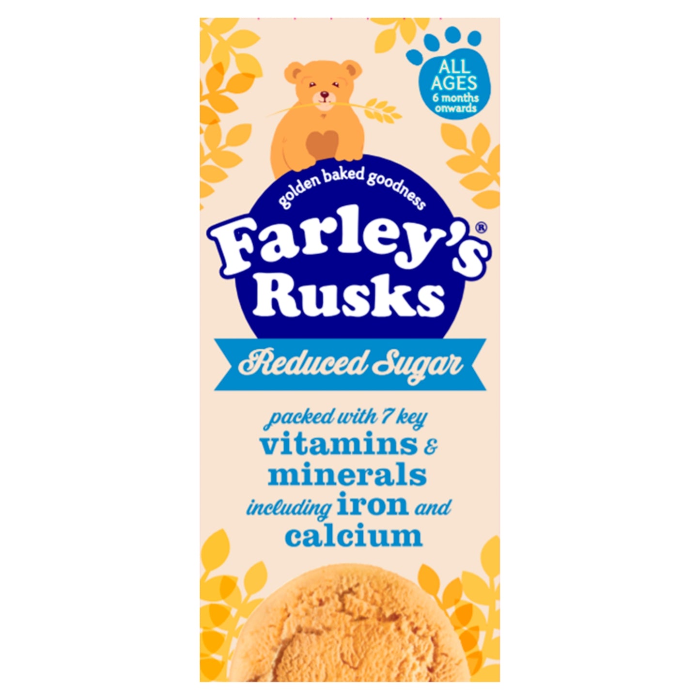 Heinz Rusks Reduced Sugar All Ages 6 Months Onwards 150g