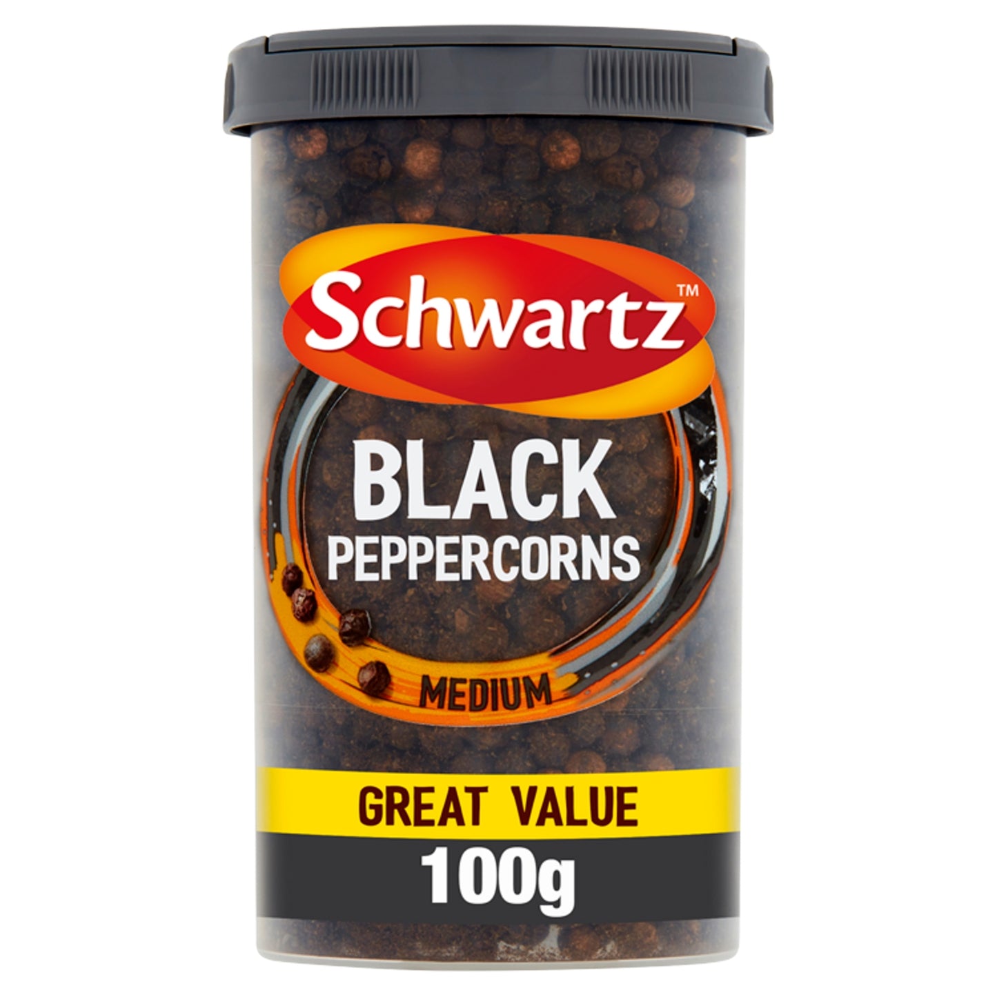Schwartz Medium Black Peppercorns 100g