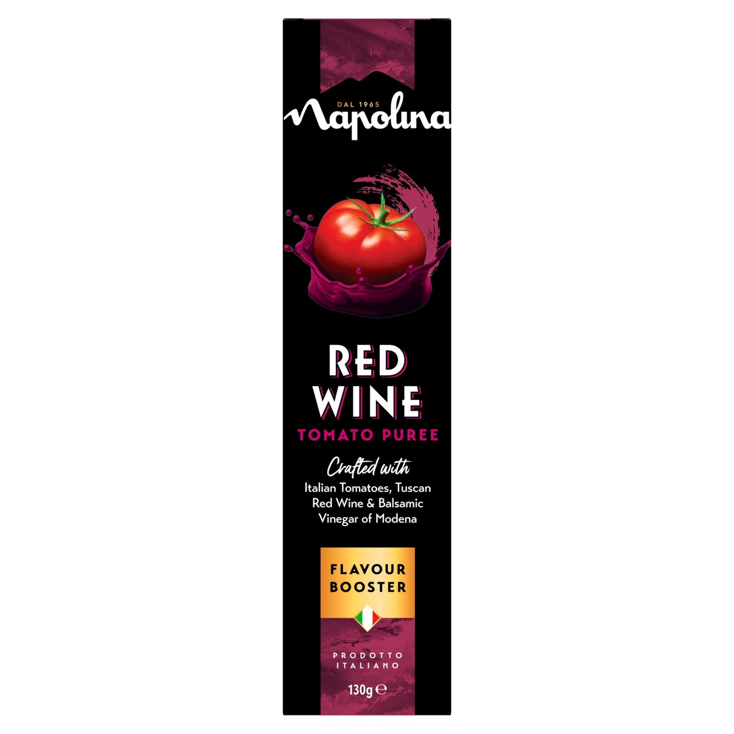 Napolina Red Wine Tomato Puree 130g