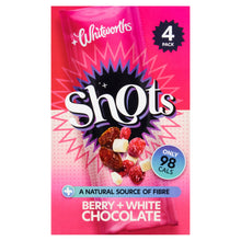 Whitworths Berry + White Chocolate Shots 4 x 25g