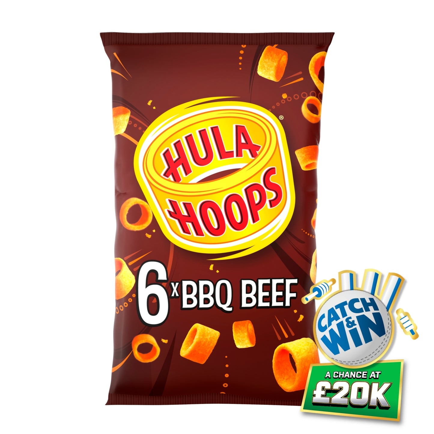 Hula Hoops BBQ Beef Multipack Crisps 6 Pack SRP