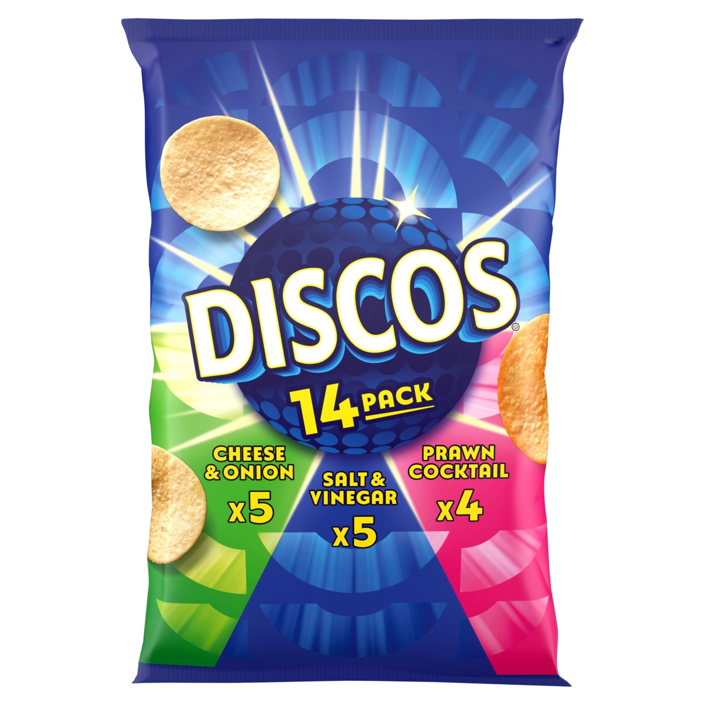 Discos Variety Multipack Crisps 14 Pack