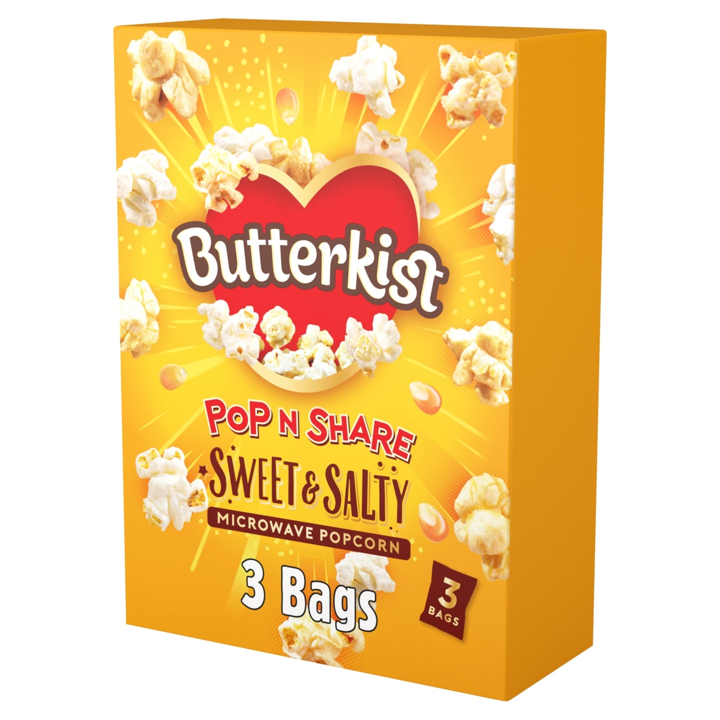 Butterkist Sweet & Salty Microwave Popcorn 3x60g